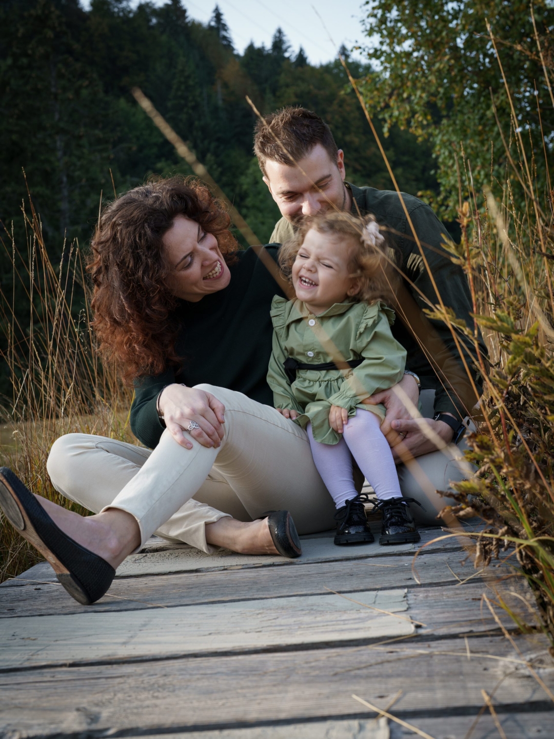 Séance lifestyle famille lumière naturelle Vevey