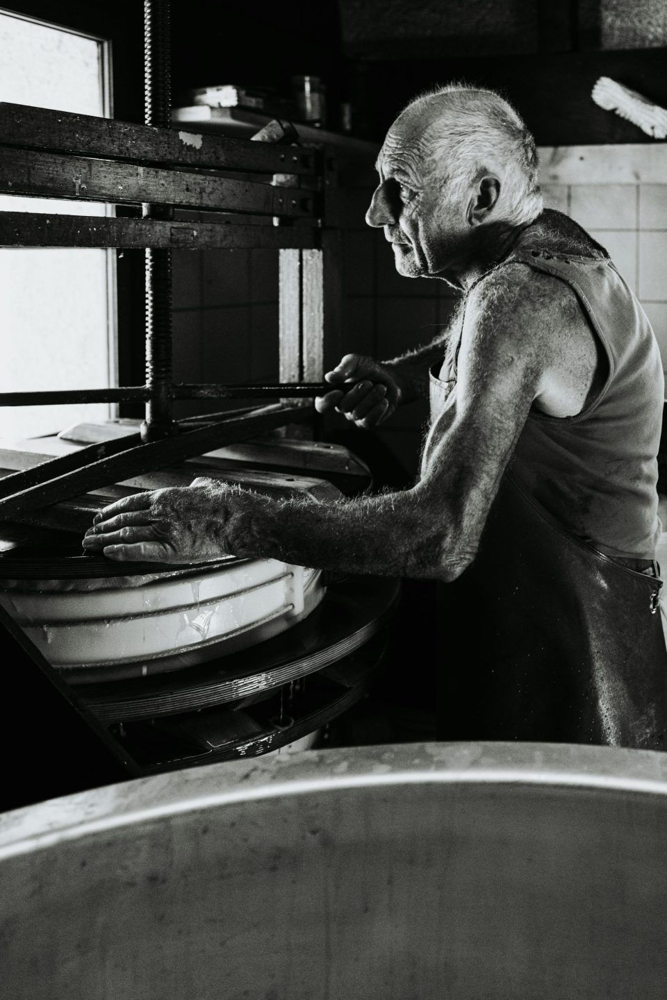 Fabrication fromage alpage Bourquenoud