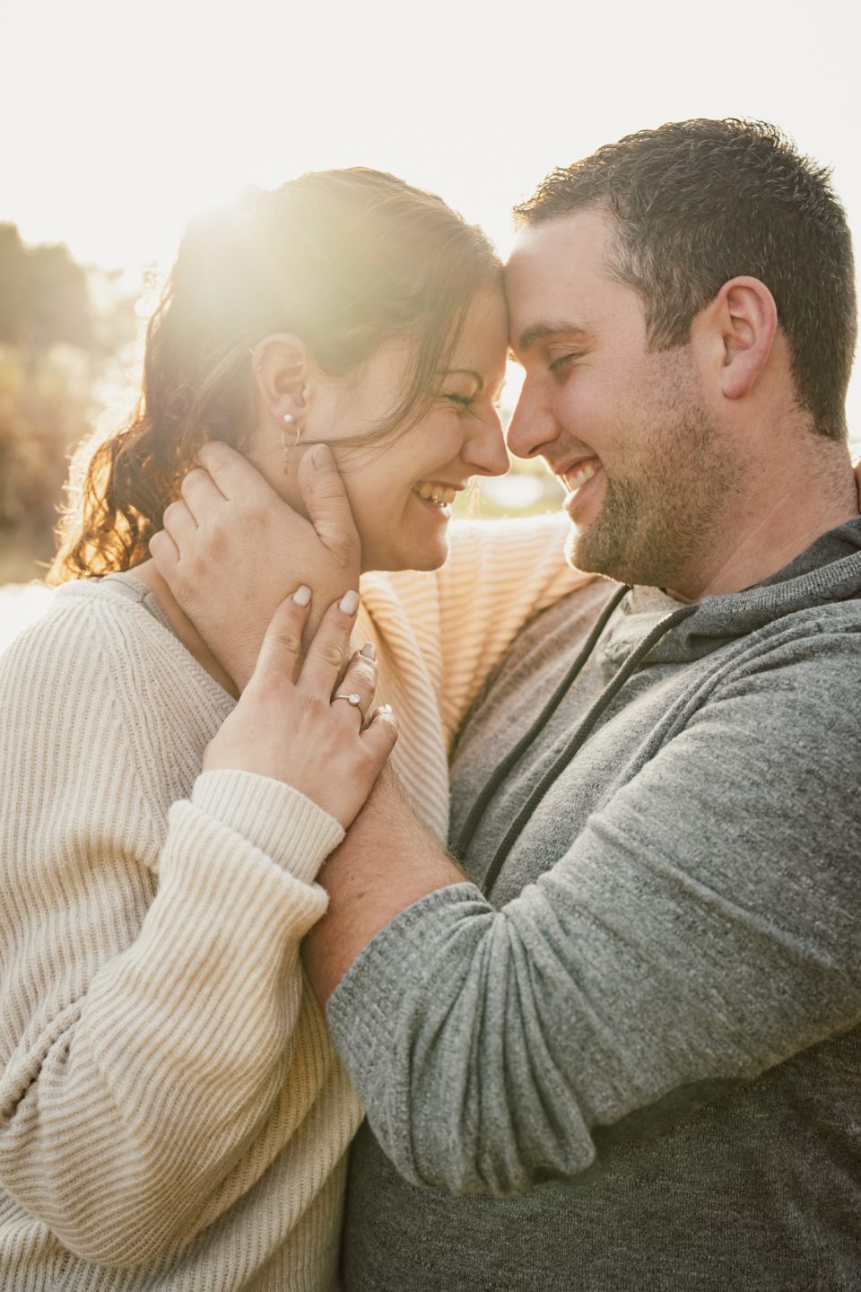 Shooting couple engagement