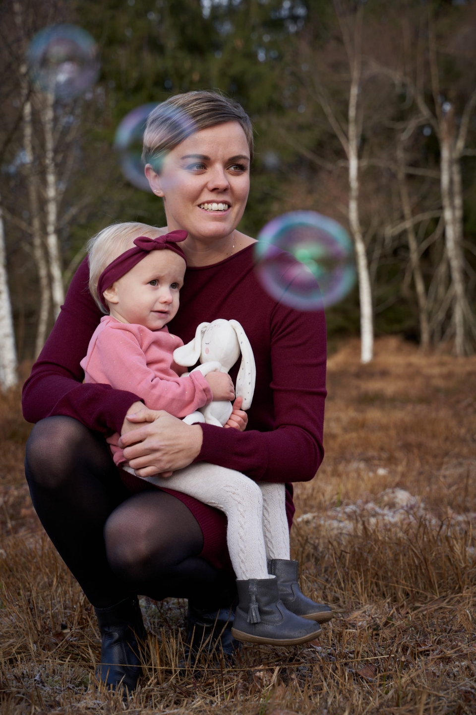 Portrait famille lumière naturelle Châtel-St-Denis