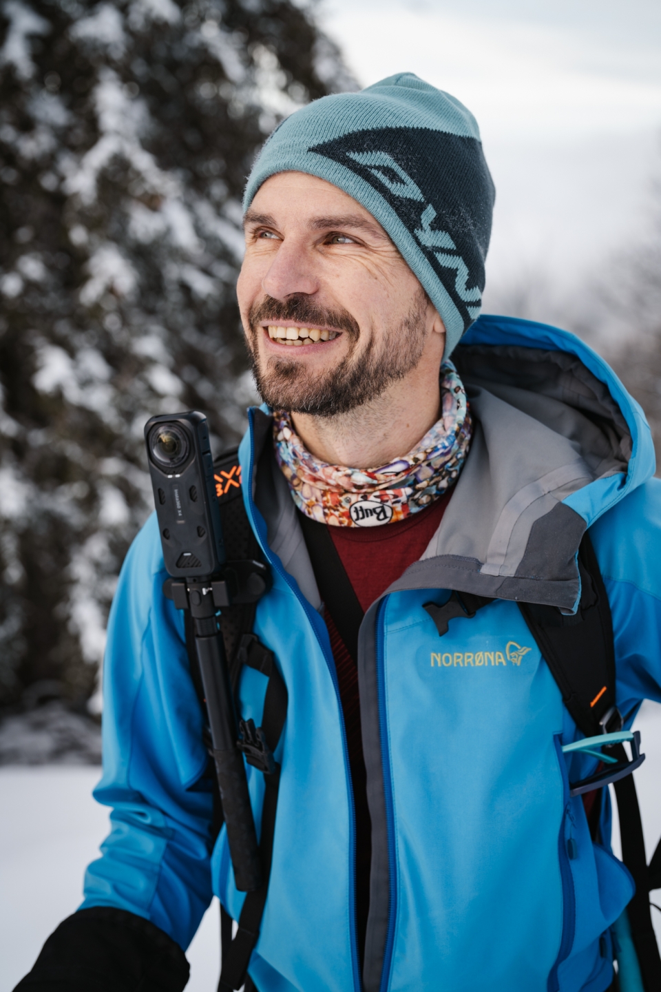 Portrait ski de rando les Paccots