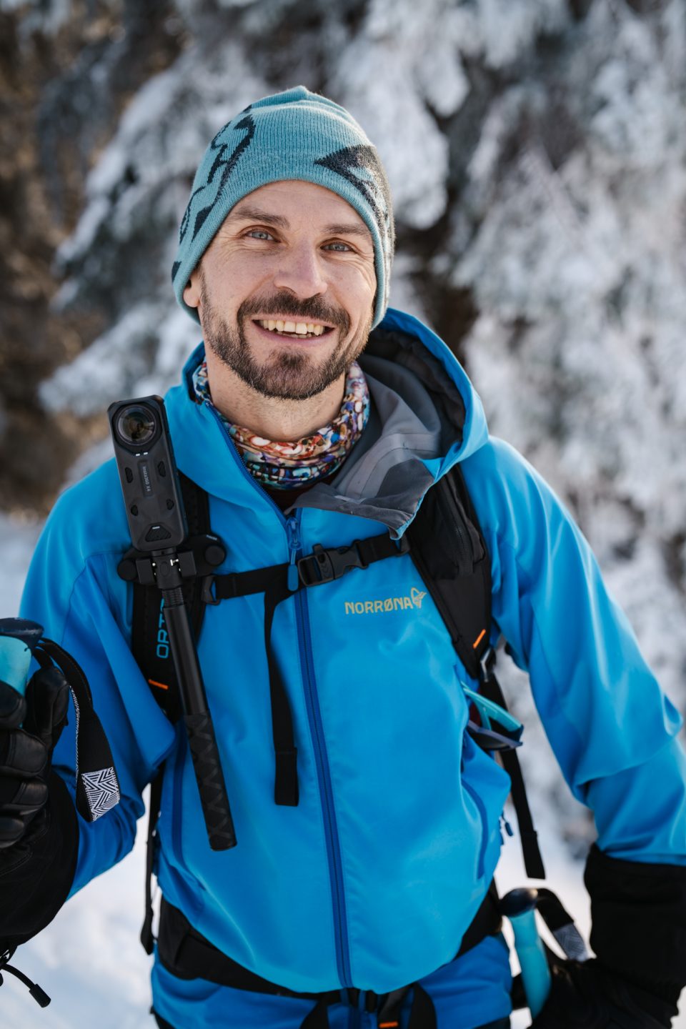 Portrait ski de rando les Paccots