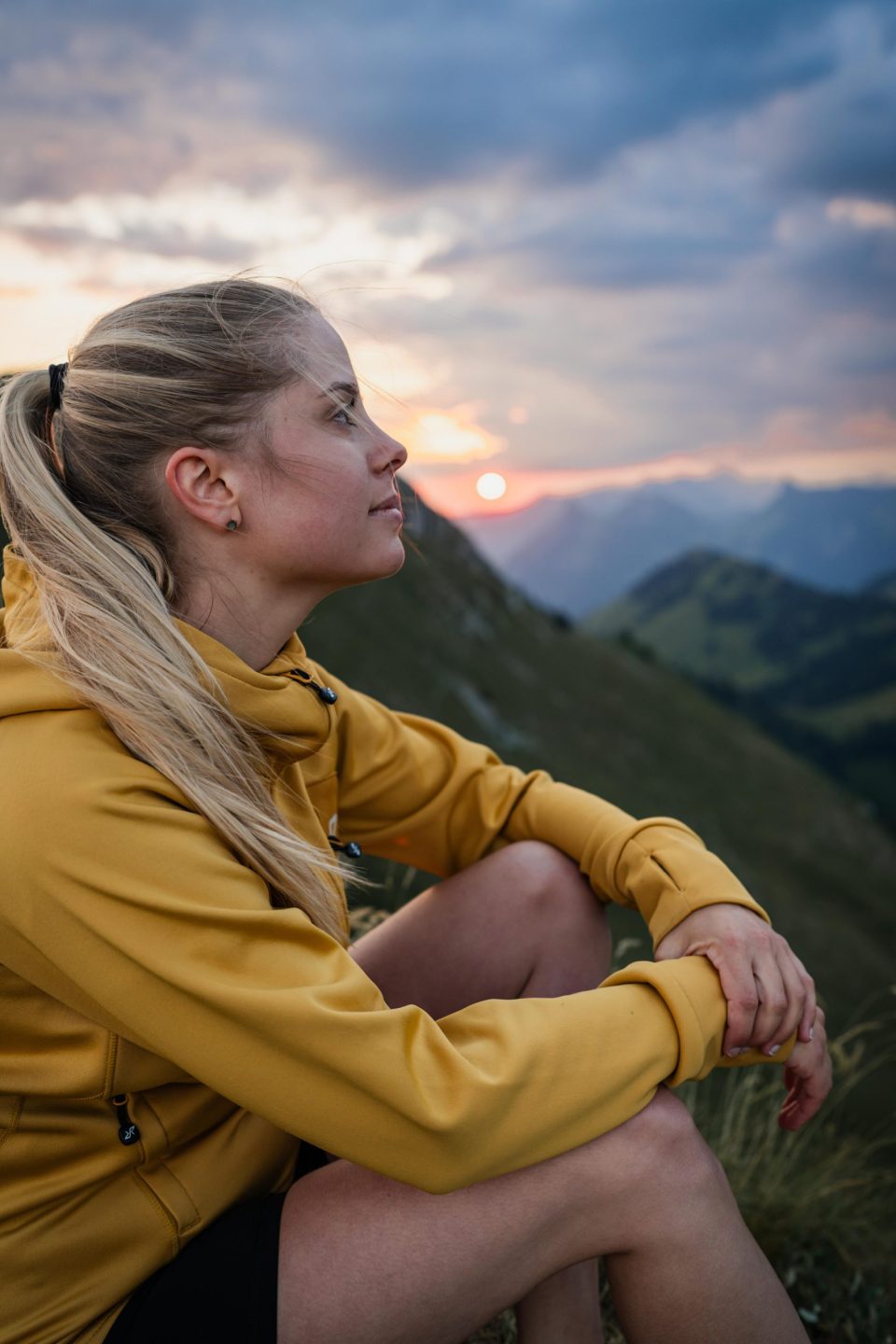 shooting photo lever de soleil montagne Teysachaux