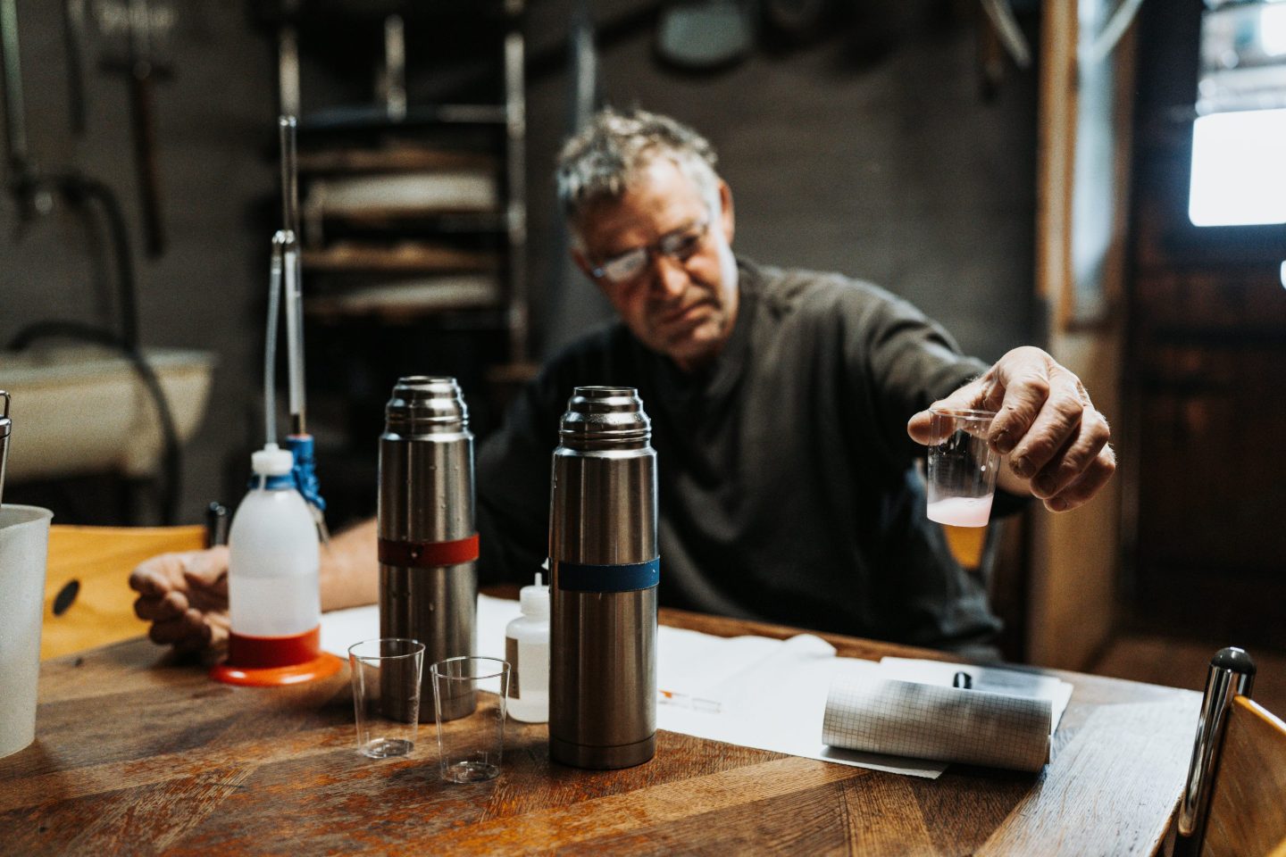 Fabrication fromage Favre Veveyse