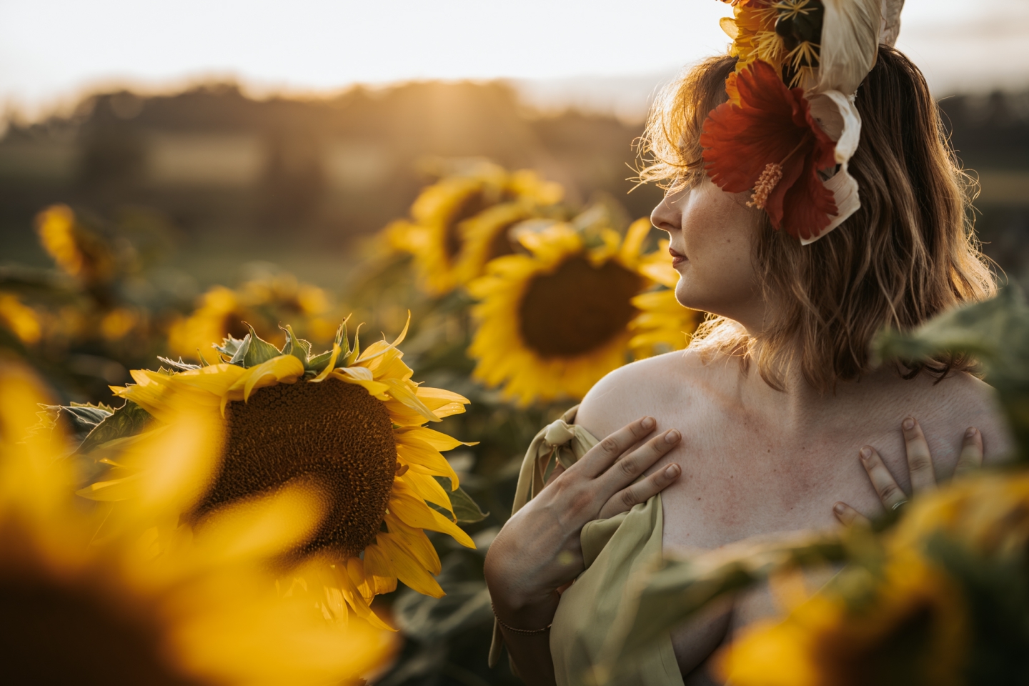 portrait femme nature
