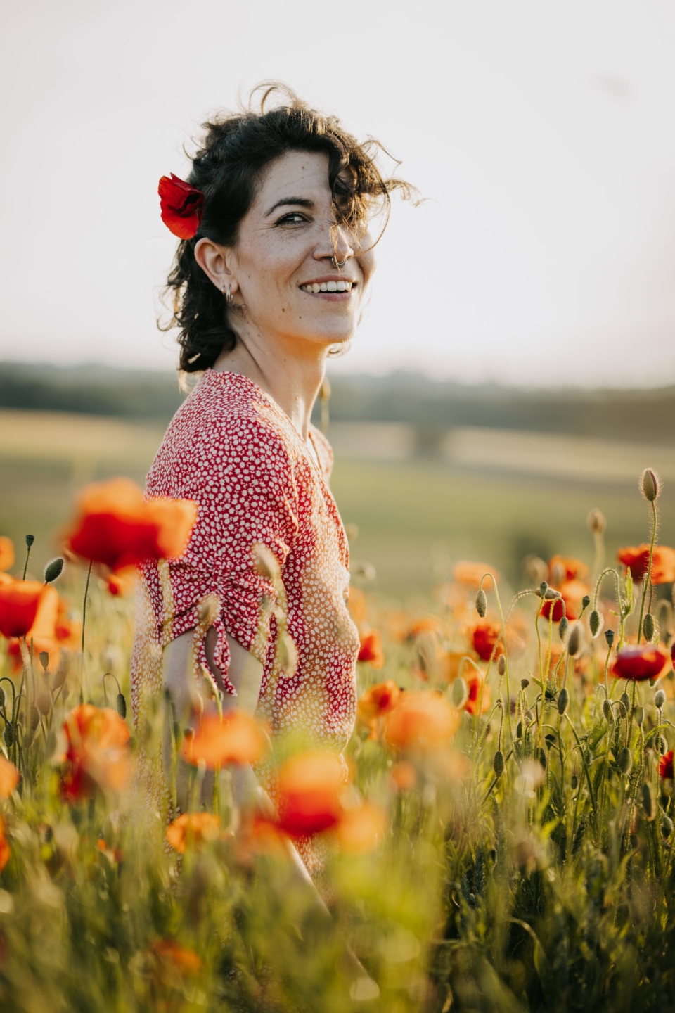 shooting coquelicots