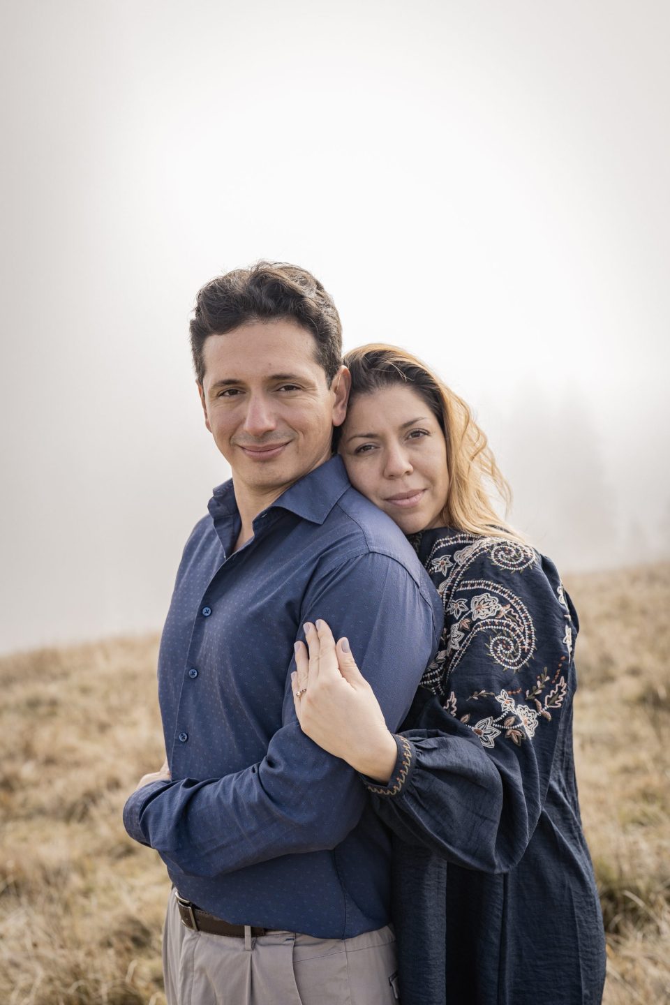 Séance couple montagne Veveyse